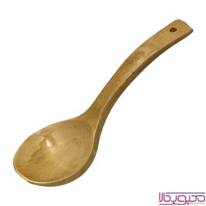 ملاقه چوبی بامبو مدل گود بزرگ